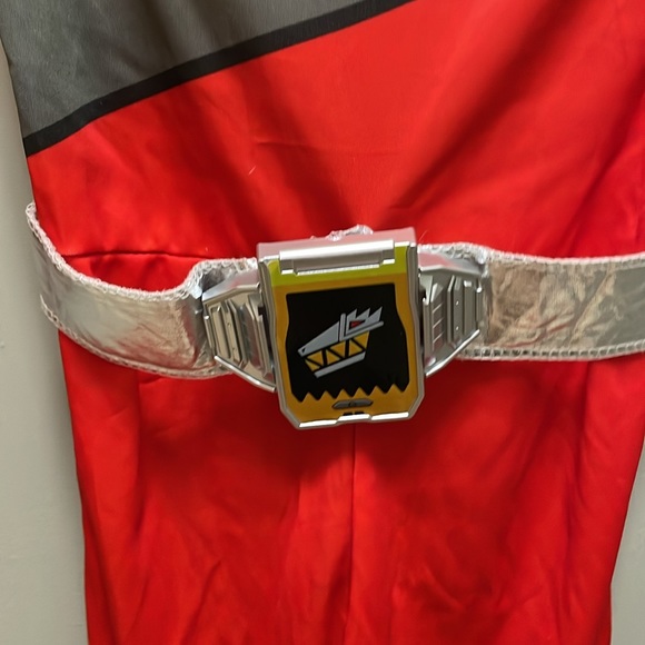 Red Ranger Dino Super Charge Classic Costume, Medium (7-8) New - Picture 17 of 17